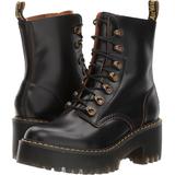 Leona 7 Hook Boot - Black - Dr. Martens Boots