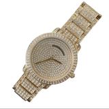 Michael Kors Accessories | Michael Kors Crystal Gold Watch | Color: Gold | Size: Os
