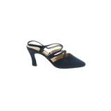 Nina Heels: Blue Solid Shoes - Size 8 1/2