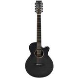 Tanglewood Guitars Blackbird Super Folk Cutaway 12-String Acoustic/Electric Guitar (Smokestack TWBBSFCE12