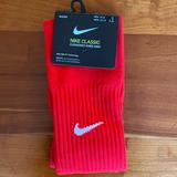 Nike Accessories | New Red Nike Soccer Socks | Color: Red | Size: 10-13 Women Or 8-12 Men