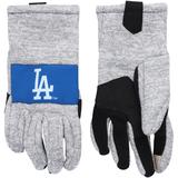 Men's FOCO Gray Los Angeles Dodgers Team Knit Gloves