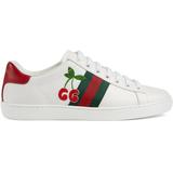 New Ace Cherry Sneakers - White - Gucci Sneakers