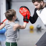WonderLiving Boxing Set For Boy & Girl w/ Boxing Gloves, Mitts Kit Fabric in Red, Size 18.1 H x 13.0 W x 2.6 D in | Wayfair MD2021102904