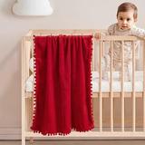 Indigo Safari Romulus Fleece Baby Blanket Fleece in Red, Size 40.0 H x 30.0 W in | Wayfair B583BF7191CB4A5E9A6FEBC77FABD75A