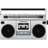 ION Audio - Boombox with AM/FM Radio - Silver