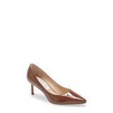 Nina60 Pointy Toe Pump, Size 11 in Mocha Faux Leather at Nordstrom