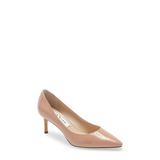 Nina60 Pointy Toe Pump, Size 5.5 in Rose Nude Faux Leather at Nordstrom