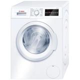 Bosch 300 2.2-cu ft High Efficiency Stackable Front-Load Washer (White) Stainless Steel | WAT28400UC