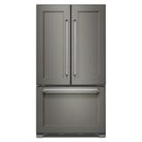 KitchenAid 21.9-cu ft Counter-Depth French Door Refrigerator with Ice Maker (Panel Ready) | KRFC302EPA