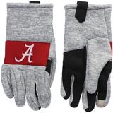 Men's FOCO Gray Alabama Crimson Tide Team Knit Gloves