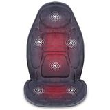 SNAILAX Vibration Massage Seat Cushion with Heat 6 Vibrating Motors and 3 Therapy Heating Pad, Back Massager, Massage Chair Pad for Home Office Car use