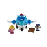 Little People Travel Together Airplane with Pilot Kurt & Emma Figure Plane Play Vehicle