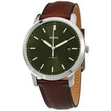 The Minimalist Solar-powered Green Dial Watch - Green - Fossil Watches