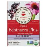 Traditional Medicinals Bagged Tea, Echinacea Plus Elderberry, 16 Tea Bags
