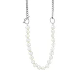 Belk & Co Pearl Necklace In Sterling Silver, 24 In