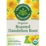 Traditional Medicinals, Organic Roasted Dandelion Root, Tea Bags, 16 Count