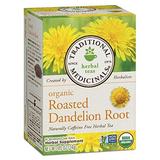 Traditional Medicinals Organic Roasted Dandelion Root Tea, 16 Tea Bags (Pack of 6)