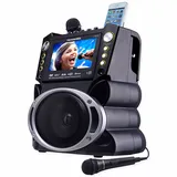 Karaoke Usa Dvd/cdg/mp3G Karaoke Machine With Screen/bluetooth Black