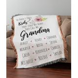 Personalized Planet Throws - Pink & White 'Stole My Heart' Personalized Throw Blanket
