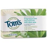 Tom's of Maine Natural Beauty Bar Soap with Aloe Vera, Fragrance Free, 5 oz