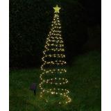 Touch Of ECO Holiday Lighting Warm - Warm White Solar LED Outdoor Holiday Tree