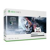 Microsoft Xbox One S 1TB Star Wars Jedi: Fallen Order Console Bundle, White, 234-01089