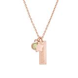 Limoges Jewelry Girls' Necklaces Rose - 14K Rose Gold-Plated Star Bright Personalized Charm Necklace