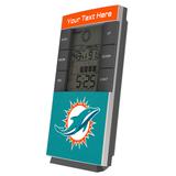 Miami Dolphins Personalized Digital Desk Clock
