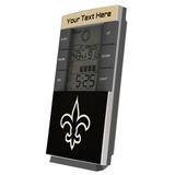 New Orleans Saints Personalized Digital Desk Clock