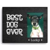 Custom Personalization Solutions Best Dog Ever Personalized Picture Frame, .9 LB, Black
