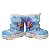 Disney Shoes | Disney Frozen Toddler Winter Boots | Color: Blue/Silver | Size: 7bb