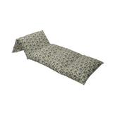 East Urban Home Teardrop Oriental Design Outdoor Cushion Cover Polyester in Green/Gray/Blue, Size 36.0 W x 88.0 D in | Wayfair