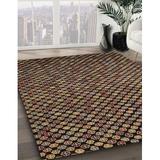 Multi Color Area Rug - Foundry Select Abstract Modern 5169 Area Rug Polyester/Wool, Size 60.0 W x 0.35 D in | Wayfair