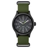 Men's Timex Expedition Scout Watch with NATO Nylon Strap - Black/Green TW4B047009J