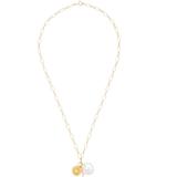 The Moon Fever Pearl 24k Gold-plated Necklace - Metallic - Alighieri Necklaces