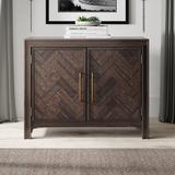 Greyleigh™ Brennan 2 - Door Accent Cabinet Wood in Brown, Size 32.0 H x 40.0 W x 15.0 D in | Wayfair D7D1E255E66049958A80D3925004D199