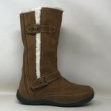Nine West Shoes | Nine West Womens Naydine 9w100450g Brown Winter Boots Comfort Mid Calf Size 5 | Color: Brown | Size: 5