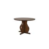 Loon Peak® Terah Counter Height Dining Table Wood in Brown/Green, Size 36.0 H x 53.0 W x 53.0 D in | Wayfair 73D9A4A6542C42BEB4E5CE44279EDE0F