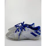Adidas Shoes | Chuteira Nemeziz 19.4 Futsal Blue White Shoes 2.5 Youth Sports Soccer Ef1754 | Color: Blue/White | Size: 2.5b