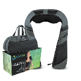Resteck™ Shiatsu Kneading Shoulder & Neck Massager Pillow with adjustable Heat & Motion Compact & Portable Massaging Kit