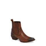 Frye Sacha Western Bootie, Size 9 in Cognac Leather at Nordstrom