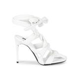 Off-White Women's Leather Knot Sandals - White - Size 37 (7)