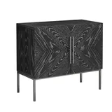 INK + IVY Mila Accent Cabinet, Black