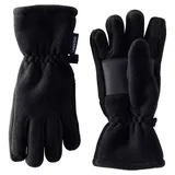 Lands' End Kids Fleece Gloves, Size: Medium, Black