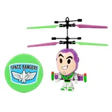 Disney Pixar's Toy Story Buzz Lightyear 3.5-Inch Flying Character Helicopter by World Tech Toys, Multicolor