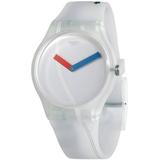 Gruezi All Quartz White Dial Unisex Watch - White - Swatch Watches
