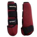 Back On Track Opal Exercise Boot - S - Front - Burgundy - Smartpak