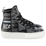 Lace-up High-top Sneakers - Black - John Galliano Sneakers