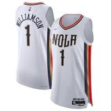Men's Nike Zion Williamson White New Orleans Pelicans 2021/22 Authentic Player Jersey - City Edition